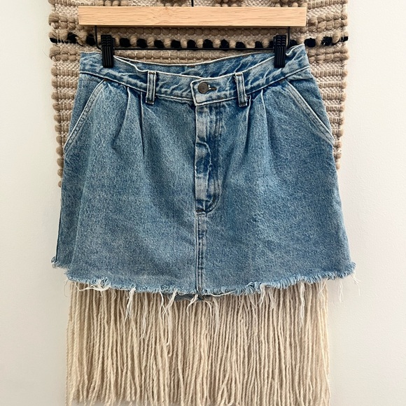 Vivaldi Dresses & Skirts - Vintage 90s Vivaldi Denim Blue Women's Skirt